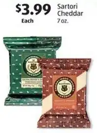 Aldi Sartori Cheddar 7 oz offer