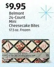 Aldi Belmont 24-Count Mini Cheesecake Bites offer