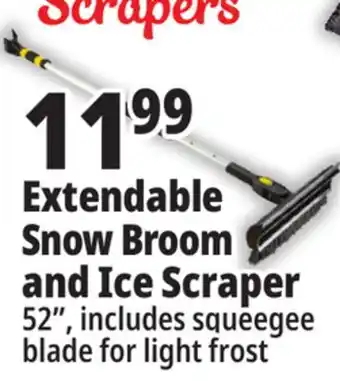 Ocean State Job Lot Slide lock pivoting snowbroom, 52 offer