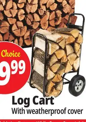 Ocean State Job Lot Log cart offer