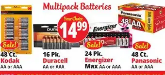 Ocean State Job Lot Multipack batteries offer