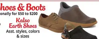 Ocean State Job Lot Kalso earth shoes offer