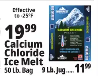 Ocean State Job Lot Big everest calcium chloride pellet, 50 lbs offer