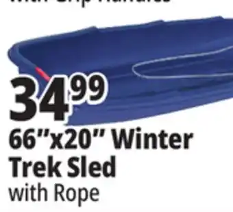 Ocean State Job Lot 66x20 winter trek sled offer