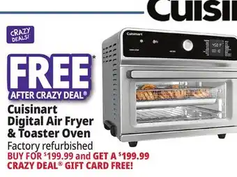 Ocean State Job Lot Cuisinart digital air fryer & toaster oven (factory refurbished) offer