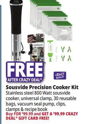 Ocean State Job Lot Sousvide art precision cooker kit offer