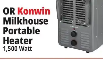 Ocean State Job Lot Konwin portable milkhouse style electric heater offer