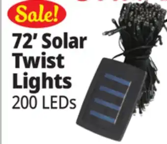 Ocean State Job Lot Solar twist lights, 200 lights offer