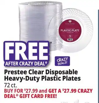 Ocean State Job Lot Prestee 200-piece party plate combo set, white/gold offer