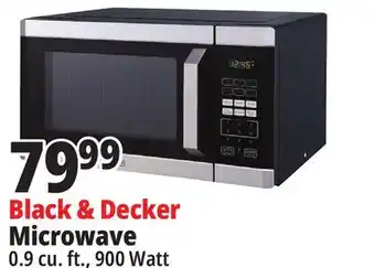 Ocean State Job Lot Black + decker 900w stainless steel microwave oven offer