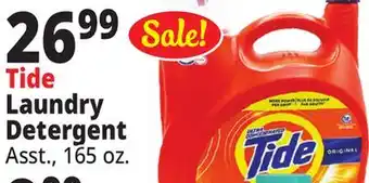 Ocean State Job Lot Tide laundry detergent offer