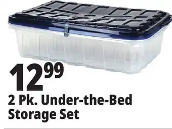 Ocean State Job Lot Mr. fresh under the bed storage bins, 2 count offer