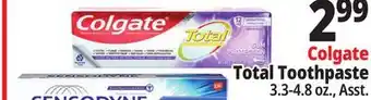 Ocean State Job Lot Colgate total toothpaste offer