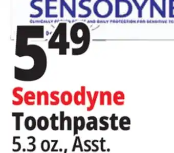 Ocean State Job Lot Sensodyne toothpaste offer