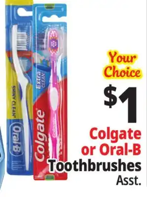 Ocean State Job Lot Colgate or oral-b toothbrushes offer