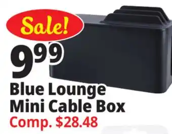 Ocean State Job Lot Blue lounge mini cable box offer