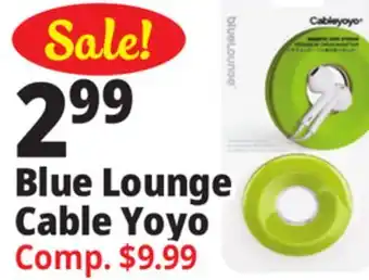 Ocean State Job Lot Blue lounge cable yoyo offer