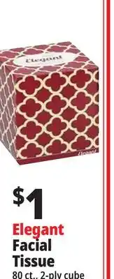 Ocean State Job Lot Elegant face tissue, 1 box offer
