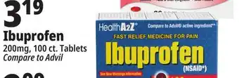 Ocean State Job Lot Ibuprofen 200 mg tablets, 100 count offer