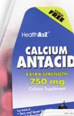 Ocean State Job Lot Calcium antacid 750 mg tablets, 96 count offer