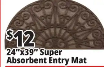 Ocean State Job Lot 24x39 rubber scroll doormat offer