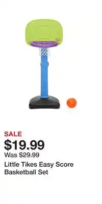 Kohl's Little tikes easy score basketball set offer