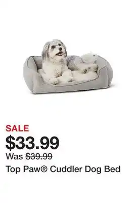 Petsmart Top paw cuddler dog bed offer