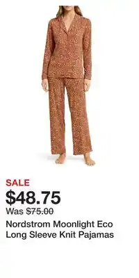 Nordstrom Nordstrom moonlight eco long sleeve knit pajamas offer