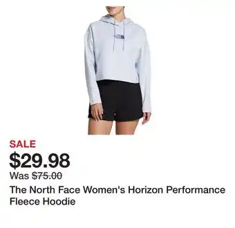 Dick's Sporting Goods The north face women's horizon performance fleece hoodie offer