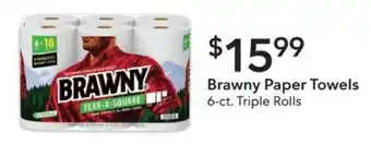 Publix Brawny Paper Towels 6-ct. offer