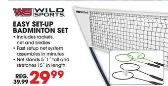 Big 5 Wild Sports Easy Set-up Badminton Set offer