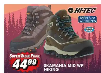 Big 5 Hi-tec Men's Or Women's Skamania Mid Wp Hiking offer