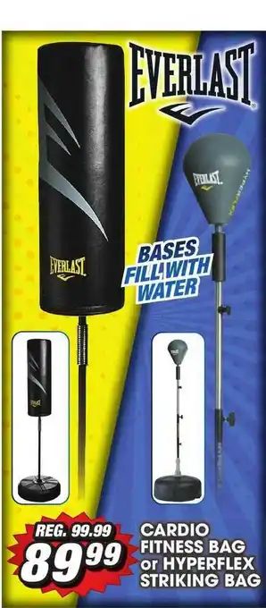 Big 5 Everlast Cardio Fitness Bag Or Hyperflex Striking Bag offer