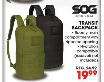 Big 5 Sog Transit Backpack offer
