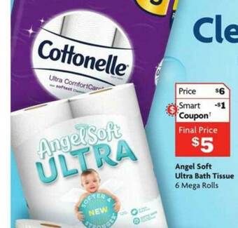 Family Dollar Angel Soft Ultra Bath Tissue offer