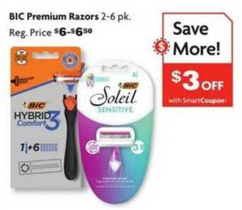 Family Dollar Bic Premium Razors offer