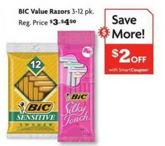 Family Dollar Bic Value Razors offer