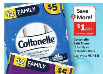 Family Dollar Cottonelle Bath Tissue offer