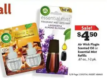 Family Dollar Air Wick Plugin Scented Oil Or Essential Mist Refills offer