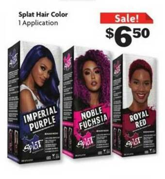 Family Dollar Splat Hair Color offer