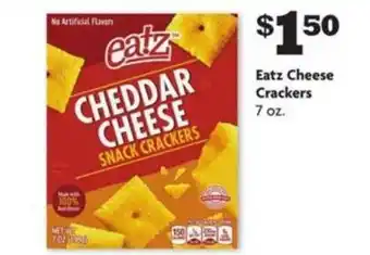 Family Dollar Eatz Cheese Crackers offer