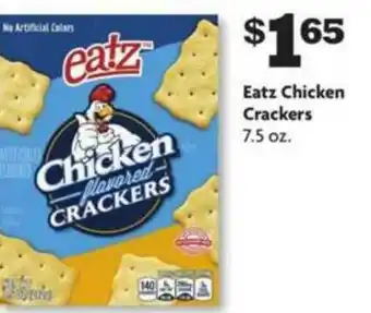 Family Dollar Eatz Chicken Crackers offer