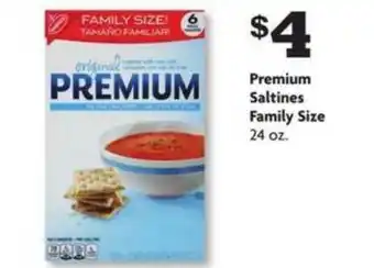 Family Dollar Premium Saltines Family Size offer