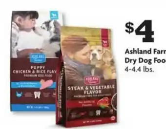 Family Dollar Ashland Farm Dry Dog Food offer