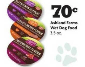 Family Dollar Ashland Farms Wet Dog Food offer