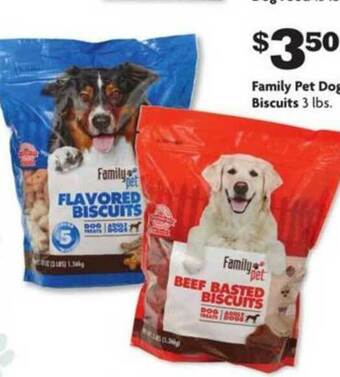 Family Dollar Family Pet Dog Biscuits offer