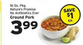 Hannaford Ground Pork offer