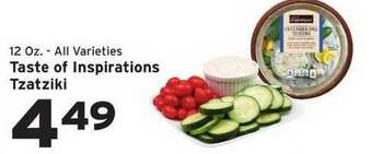 Hannaford Taste Of Inspirations Tzatziki offer