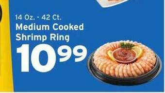 Hannaford Medium Cooked Shrimp Ring offer