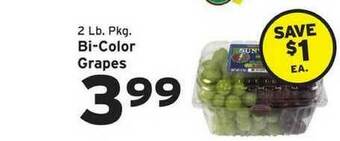 Hannaford Bi-color Grapes offer